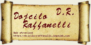 Dojčilo Raffanelli vizit kartica